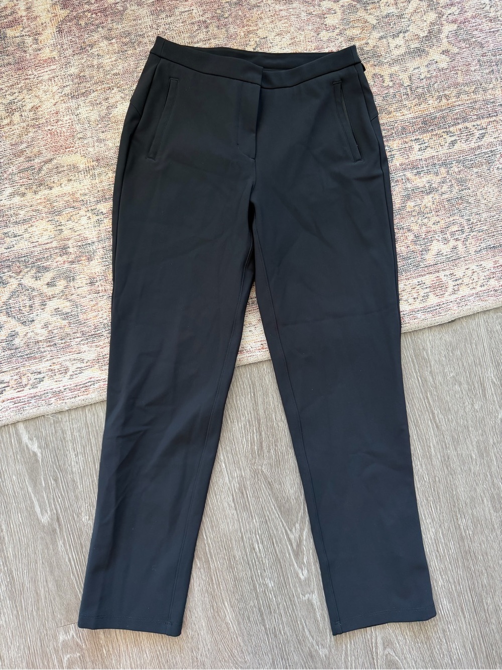 Lululemon Black Dress Pants Size 4 Tapered Leg